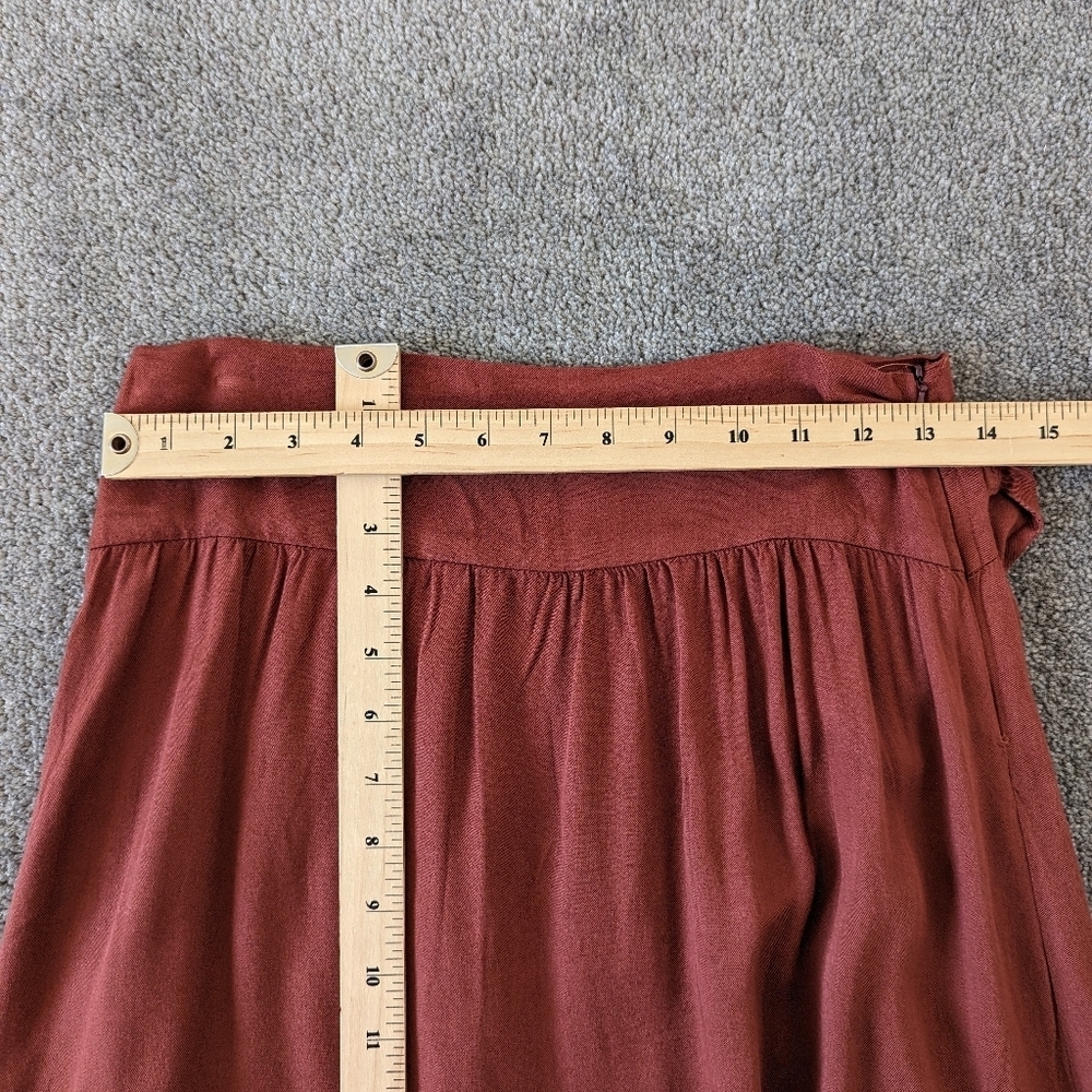 allDAY Fashion Tie Waist Maxi Skirt, Rust, EUR 36/UK 6 - Picture 8 of 10